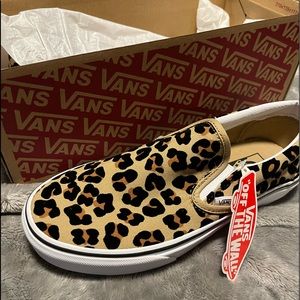 Leopard Vans Size 7.5